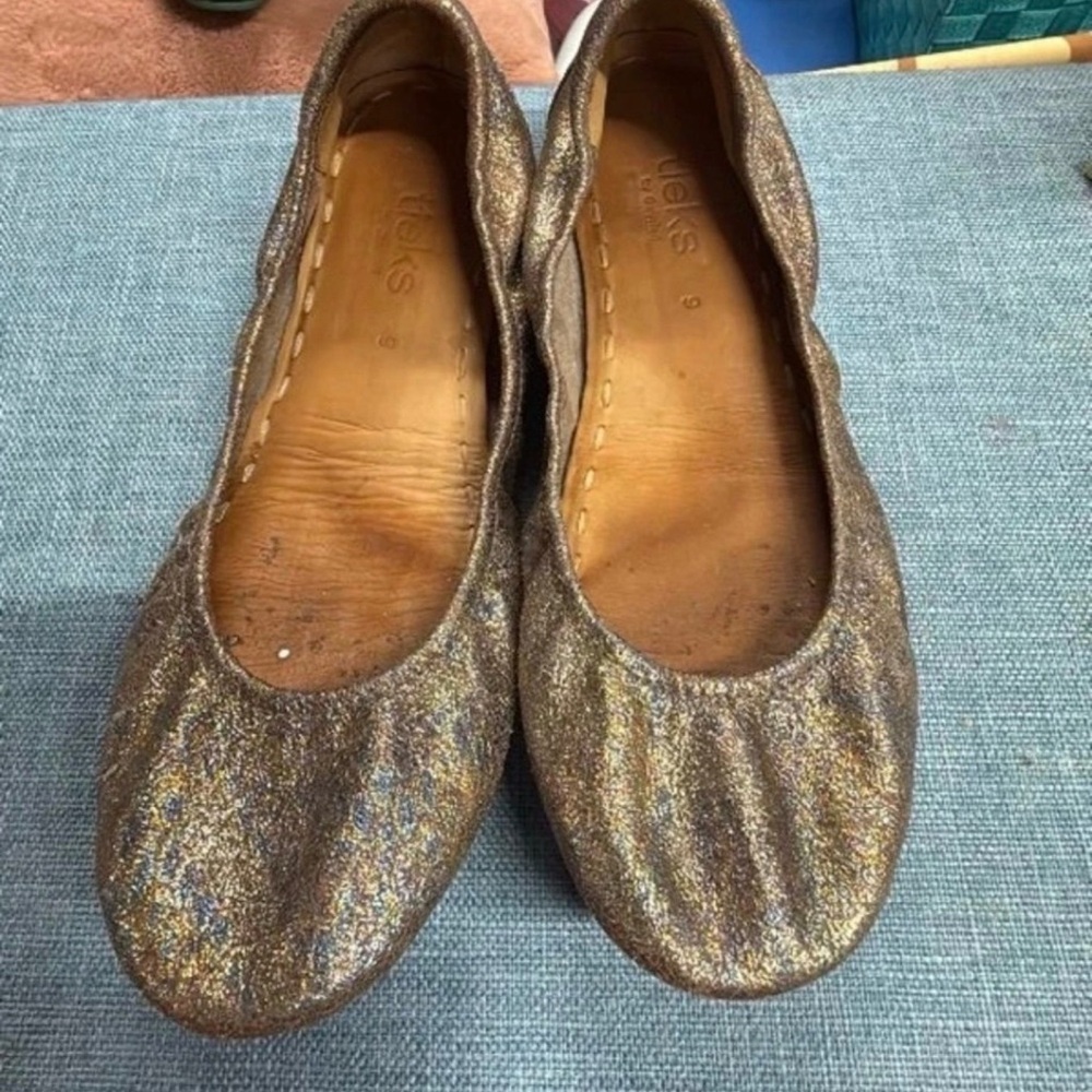 Tieks Metallic Bronze Ballet Flats